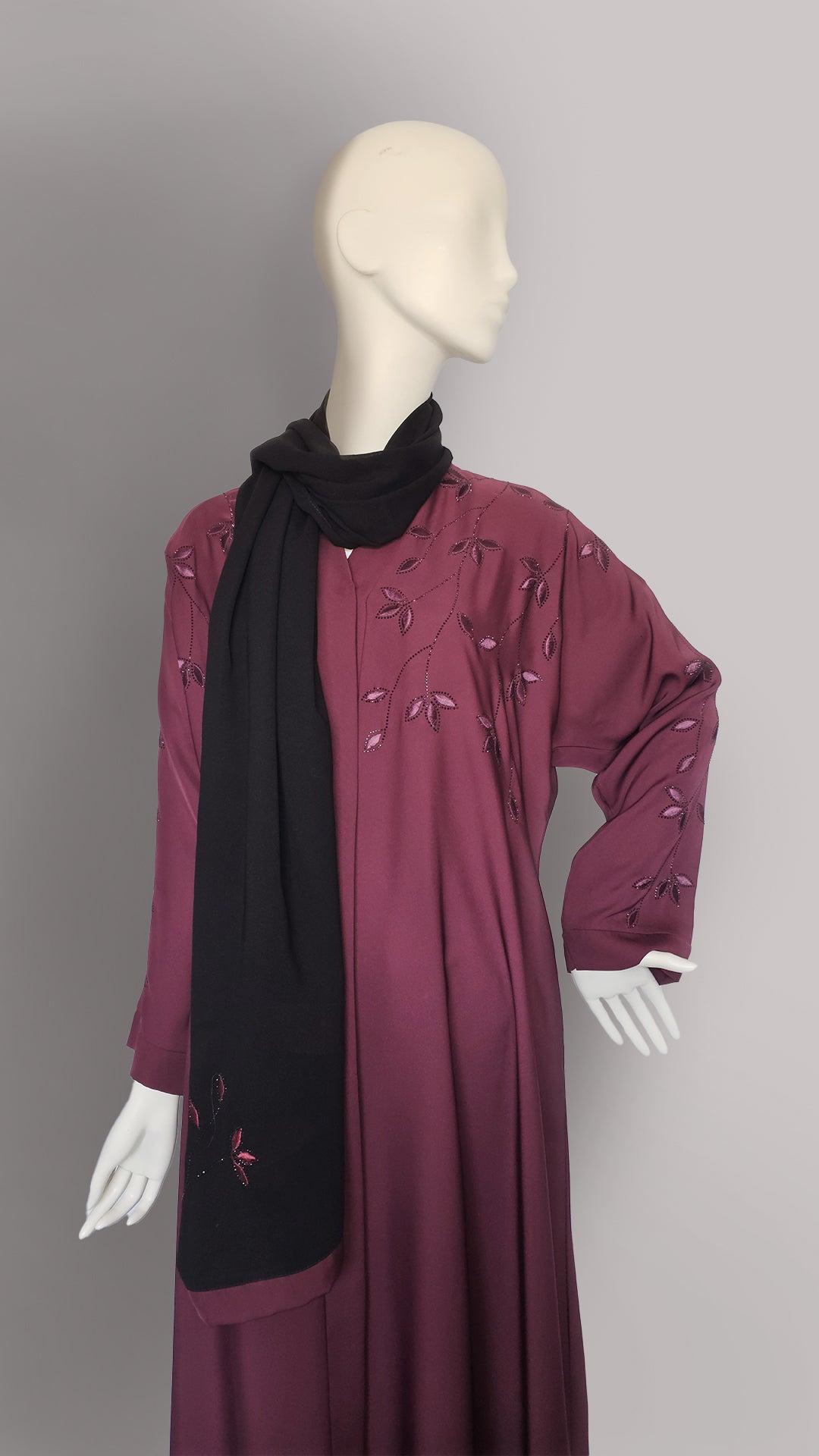 The 'Red Blossom' Abaya