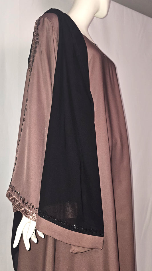 The 'Vintage Bloom' Abaya